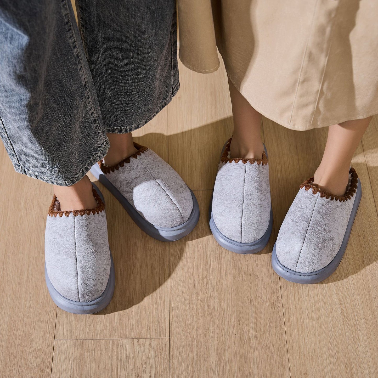 Unisex Cozy Indoor Non-slip Slippers