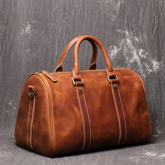 Horse Leather Short-Distance Business Travel Bag