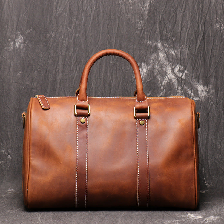 Horse Leather Short-Distance Business Travel Bag