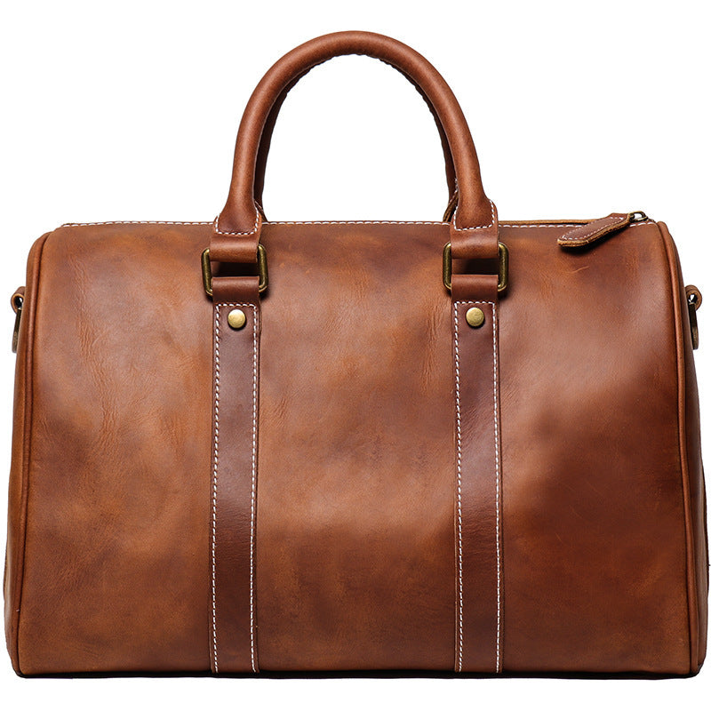 Horse Leather Short-Distance Business Travel Bag