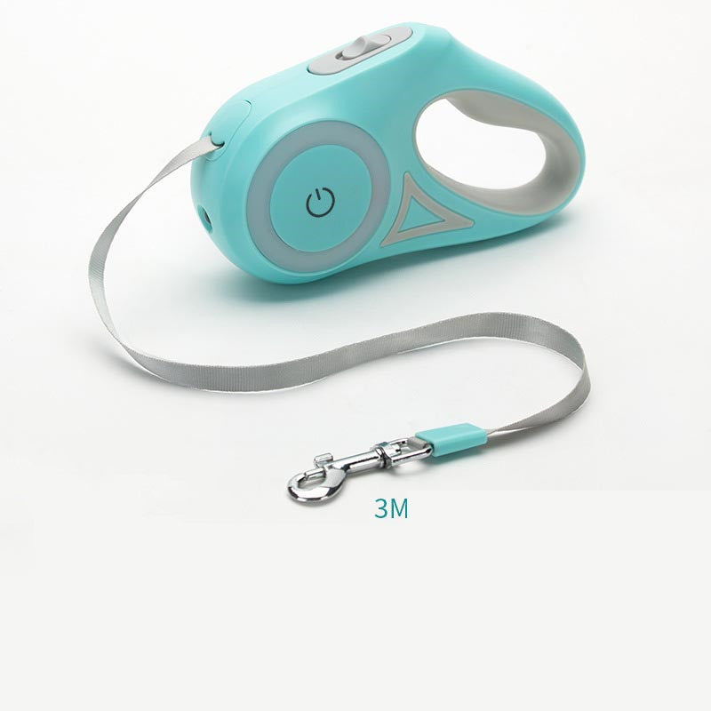 Retractable Dog Leash with Collar- Automatic Pet Rope for small & Medium Dogs and Cats