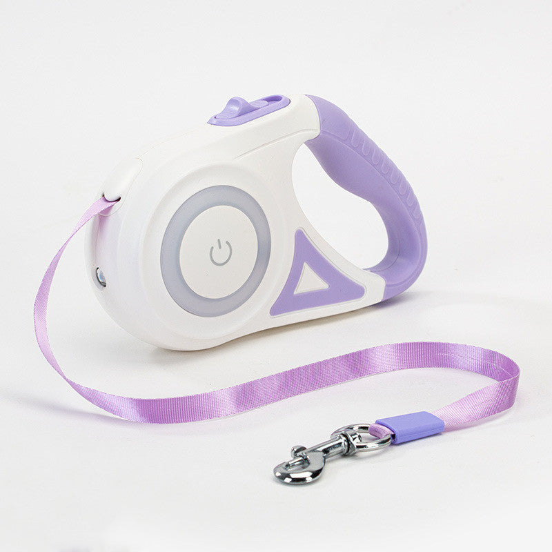 Retractable Dog Leash with Collar- Automatic Pet Rope for small & Medium Dogs and Cats
